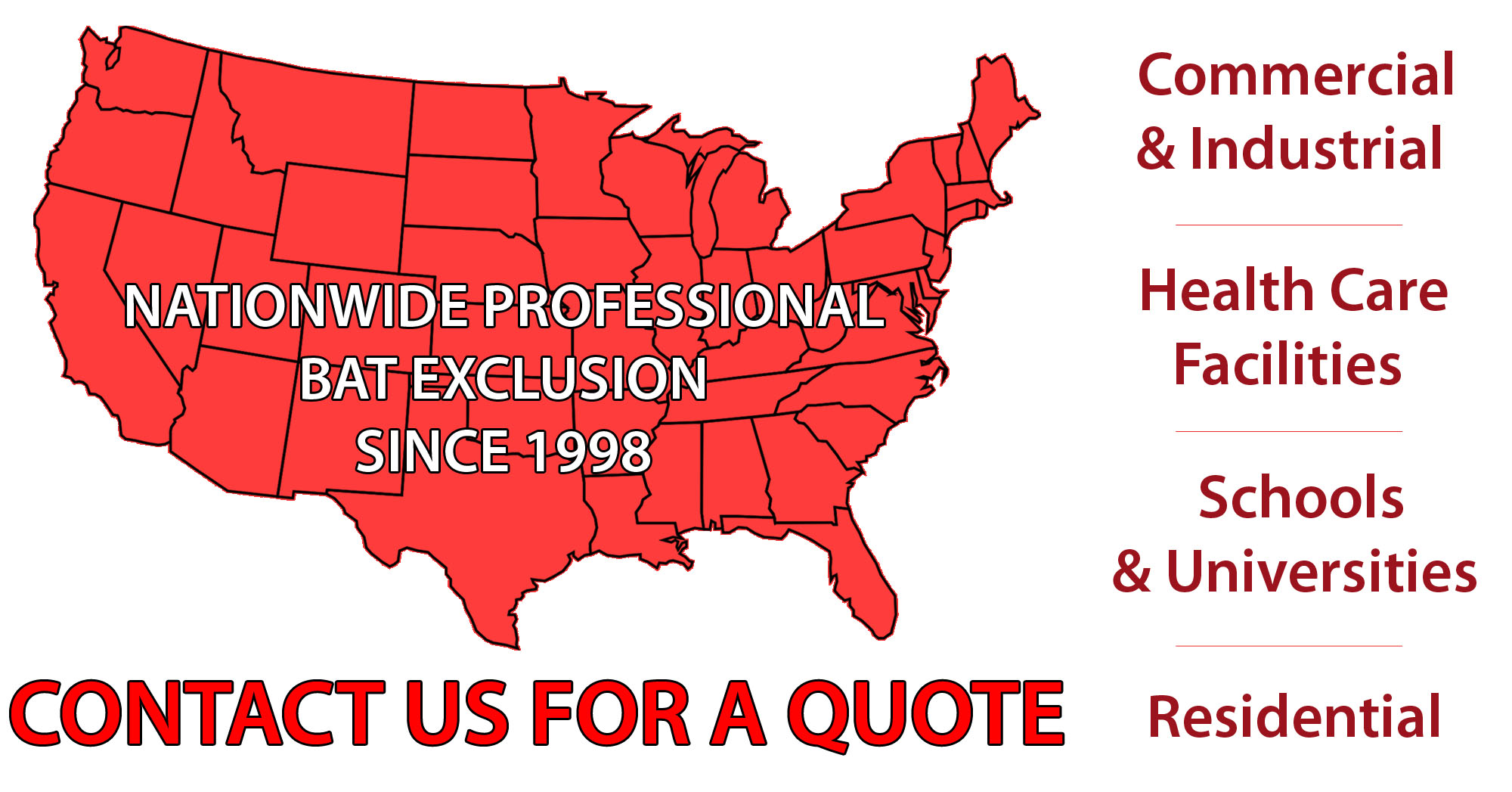 Nationwide Professonal Bat exclusion